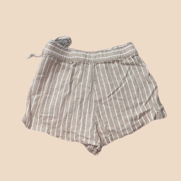 Tan High Waist Shorts - Picture 2 of 2